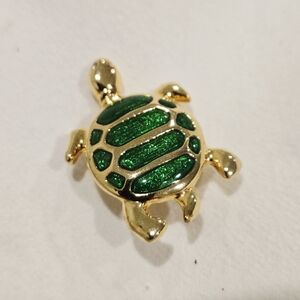 Vintage Signed Museum of Fine Arts Turtle Brooch
